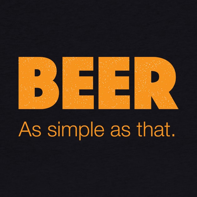 BEER as simple as that. by Rabassa